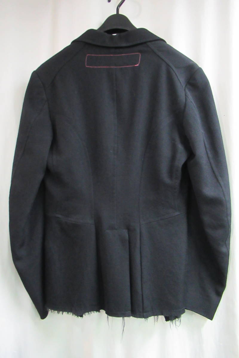 AD2005 JUNYA WATANABE COMME des GARCONS MAN 切りっぱなしデザインジャケット UP-J027_画像2