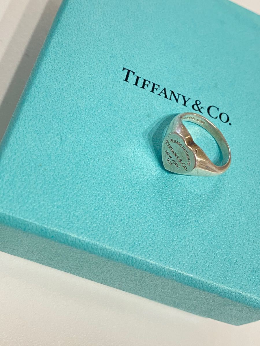 TIFFANY&Co リターントゥティファニー ハートシグネット リング シルバー｜PayPayフリマ