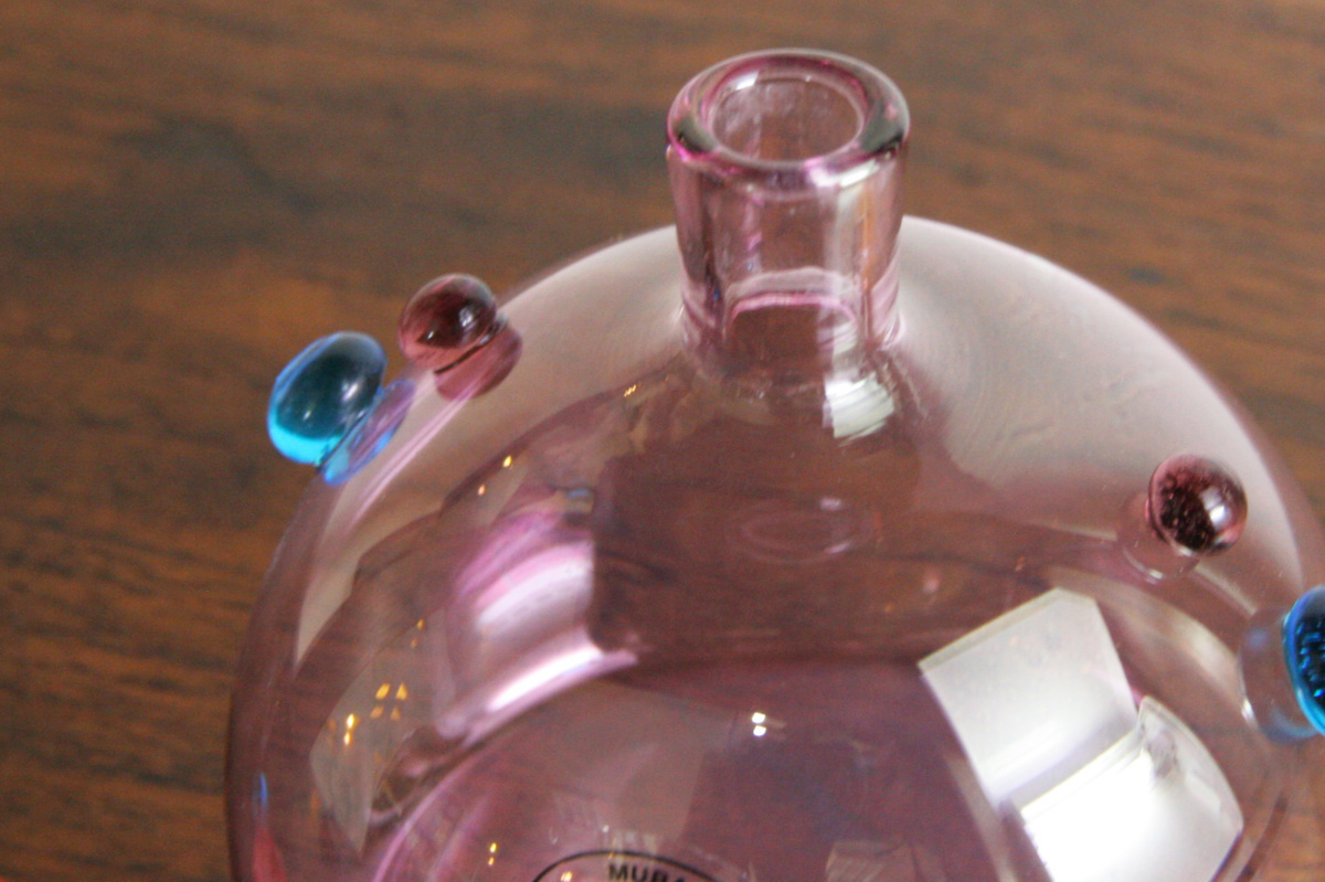 ベネチアングラス製 ベネチアガラス ボトル／パヒュームボトル／観賞用オブジェ - エナメル彩色_画像3