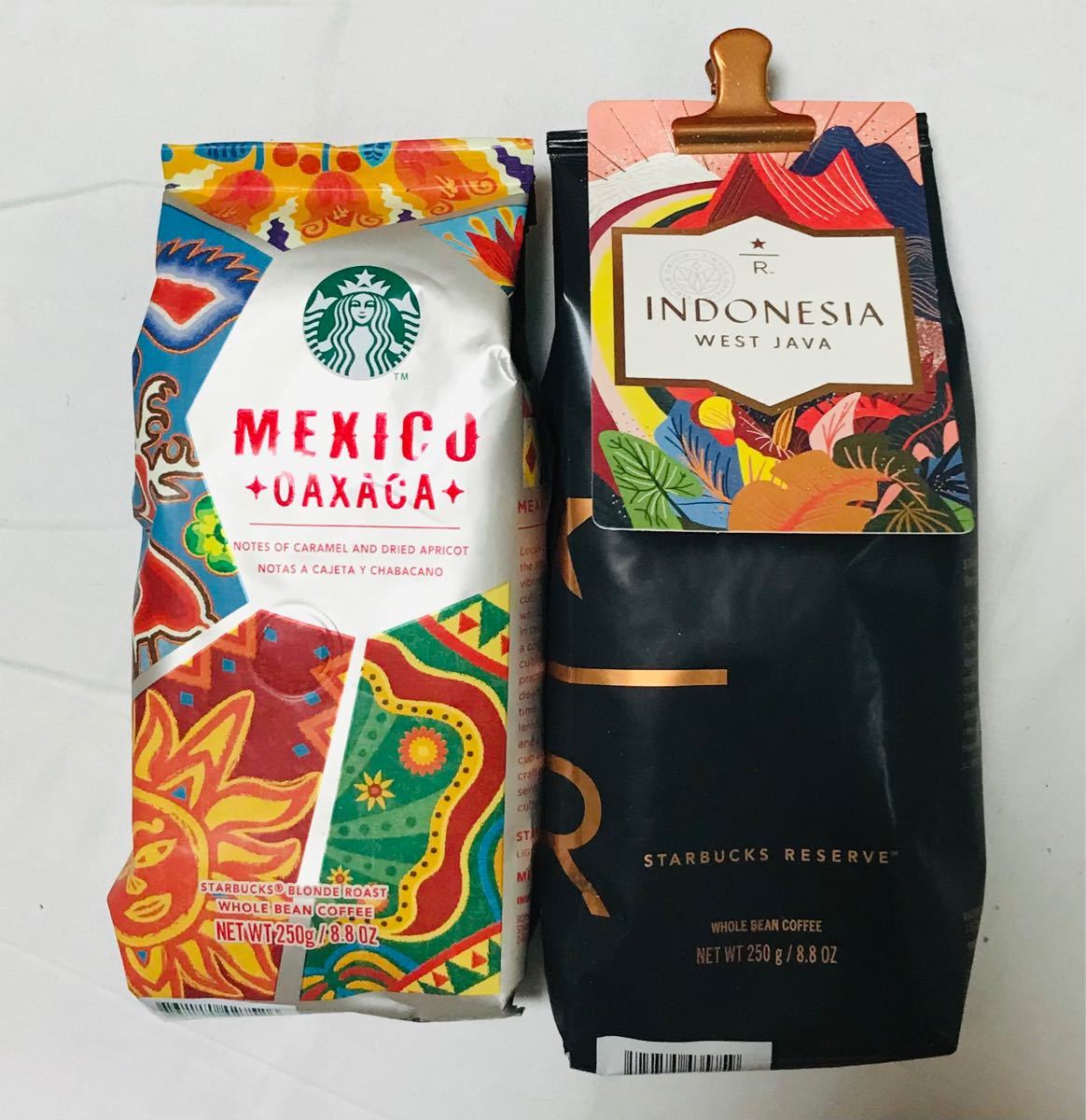 Paypayフリマ スターバックスリザーブ店限定 コーヒー豆 インドネシアウエストジャバ メキシコオアハカ スタバ スターバックスコーヒー