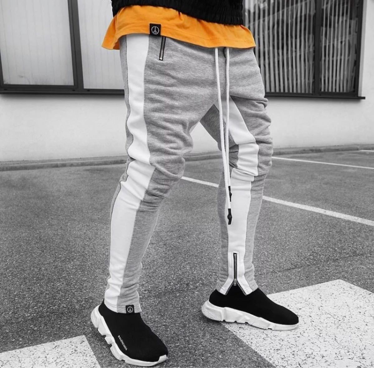 Paypayフリマ Kj様専用 ジョガーパンツ ラインパンツ スキニー スウェット メンズ Xl グレー Paypayフリマ Kj様専用 ジョガーパンツ ラインパンツ スキニー スウェット メンズ Xl グレー
