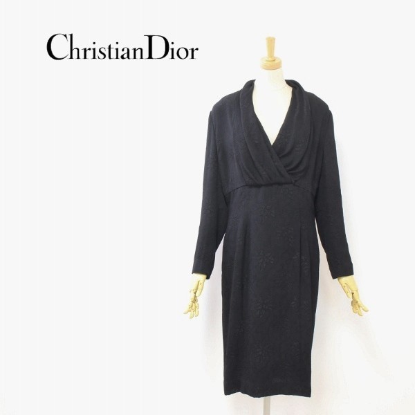 ◇Christian Dior/クリスチャンディオール 花柄 カシュクール 