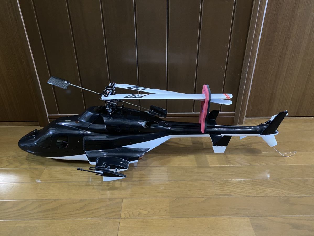 ALIGN T-REX 500 エアーウルフボディー仕様 FUTABA受信機 GY520ジャイロ スコーピオンブラシレスモーター 墜落歴無し 引込脚仕様_画像2