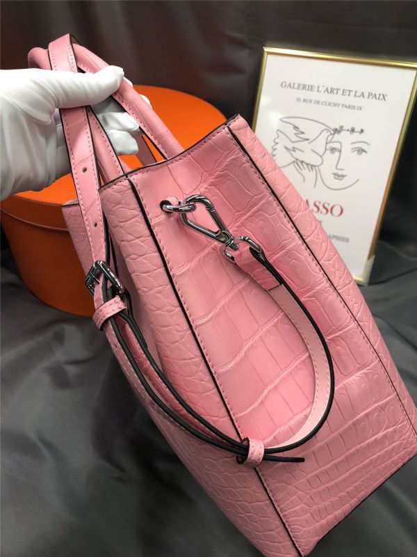 クロコダイルレザー ワニ革 鞄 トートバック ハンドバッグ ショルダーバッグ 18色 大容量 お仕事 通勤 レディース 女性 大人気 プレゼント