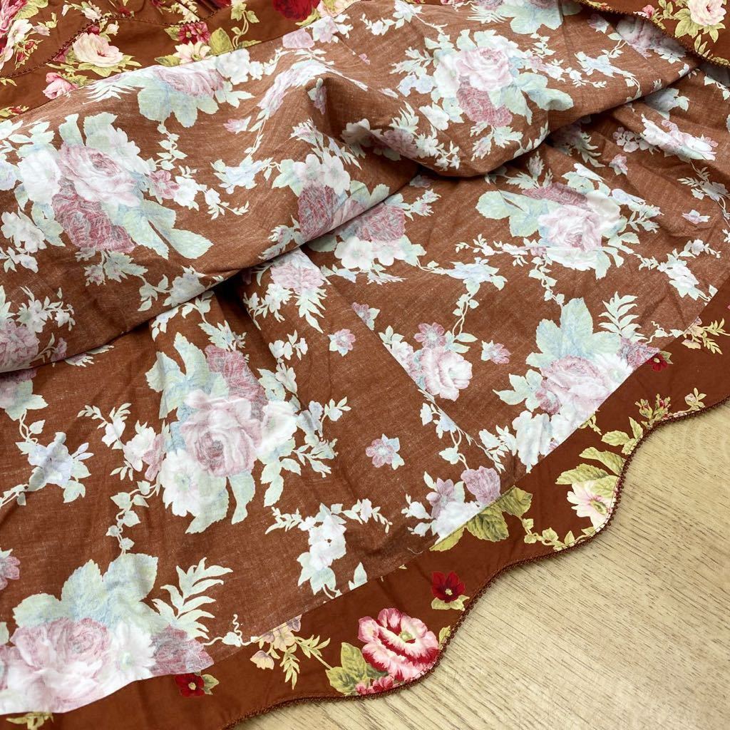 高い品質 ローズ ブーケ 薔薇更紗 カネコイサオロングワンピース