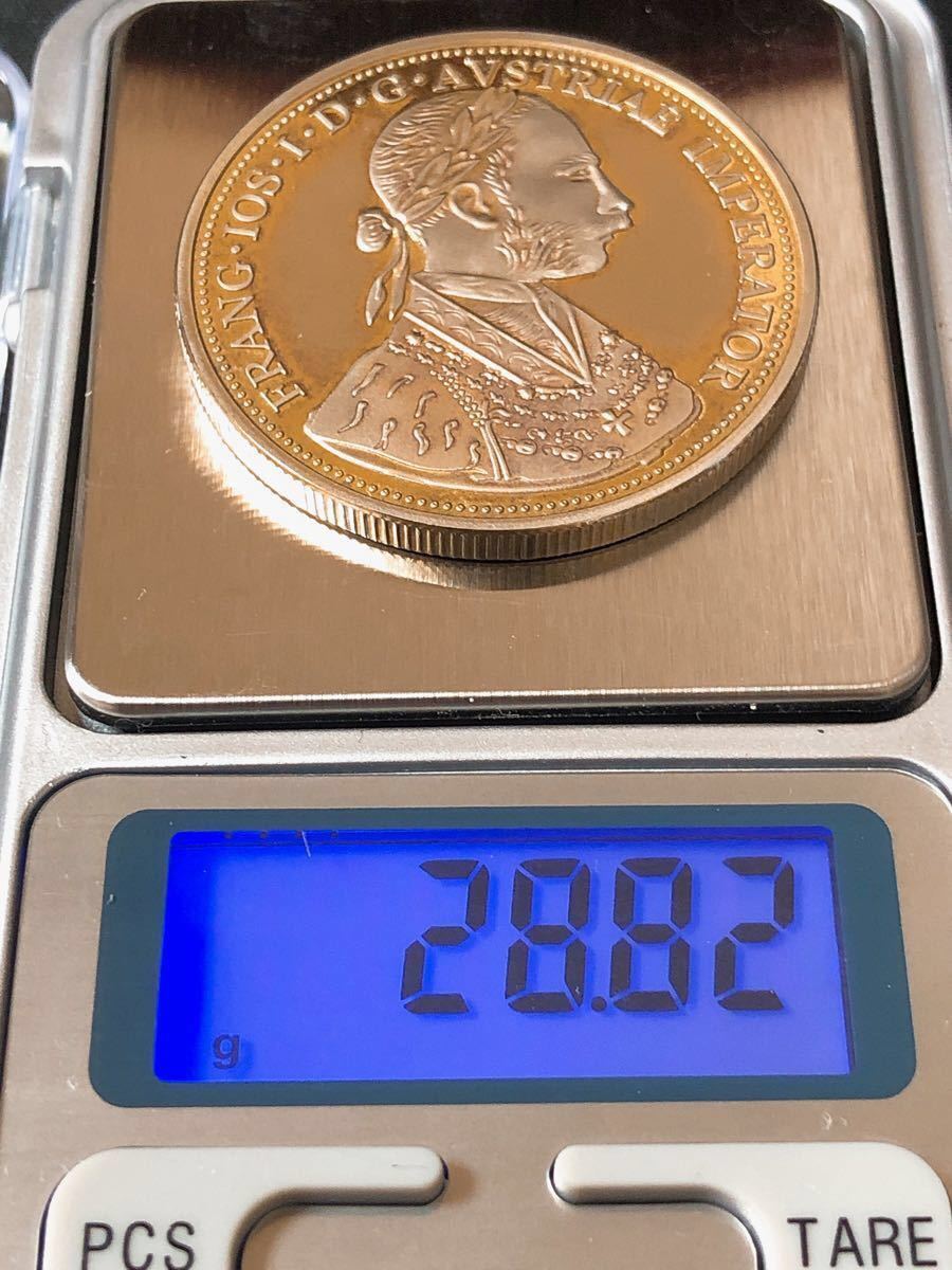 コイン　オーストリア　ダカット金貨　1915