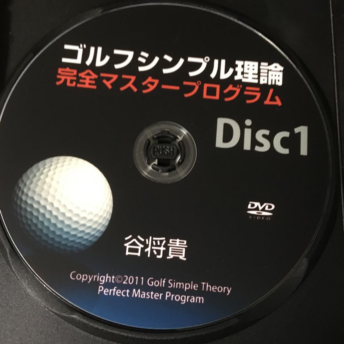 ゴルフDVD 谷将貴　ゴルフシンプル理論　完全マスタープログラム　DVD2枚組_画像2