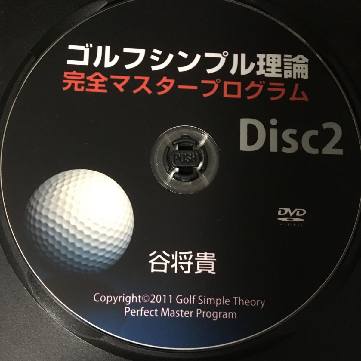 ゴルフDVD 谷将貴　ゴルフシンプル理論　完全マスタープログラム　DVD2枚組_画像3