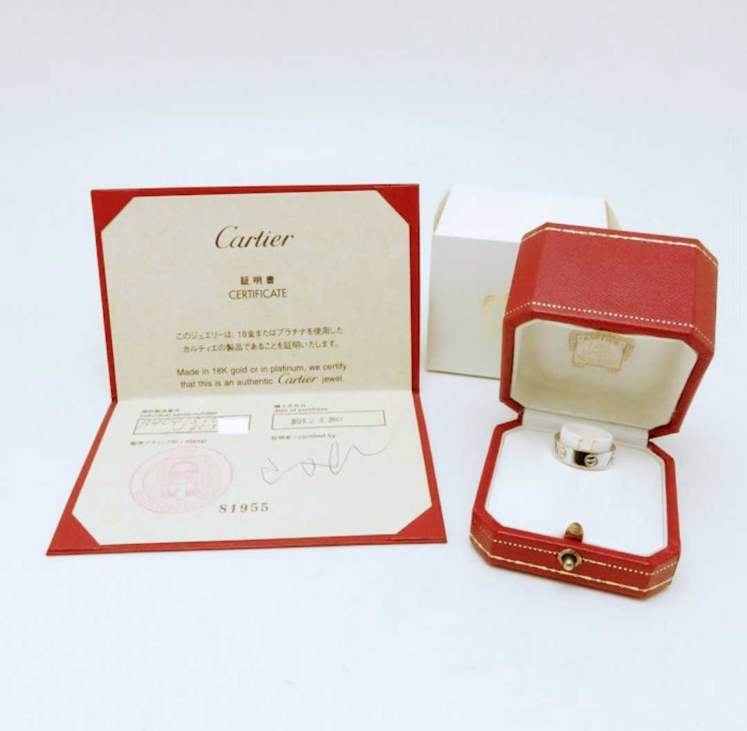 超美品 Cartier カルティエ ラブリング プラチナ www.anac-mali.org