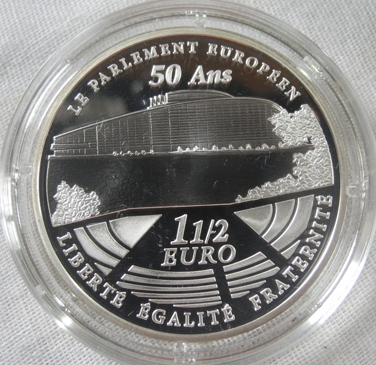 フランス 1,5ユーロ 記念銀貨 2008年 プルーフ コイン EURO 22,2g_画像1