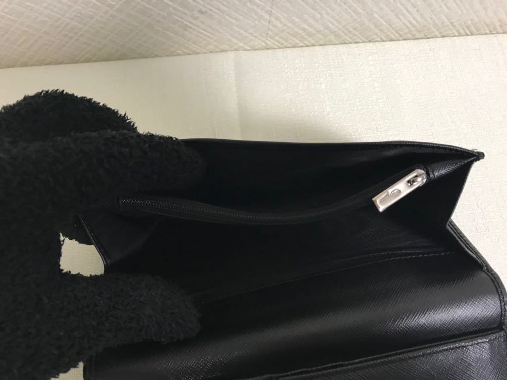 本物サルヴァトーレフェラガモFERRAGAMOヴァラリボン金具本革レザー二つ折り長財布サイフ札入れトラベルメンズレディース黒