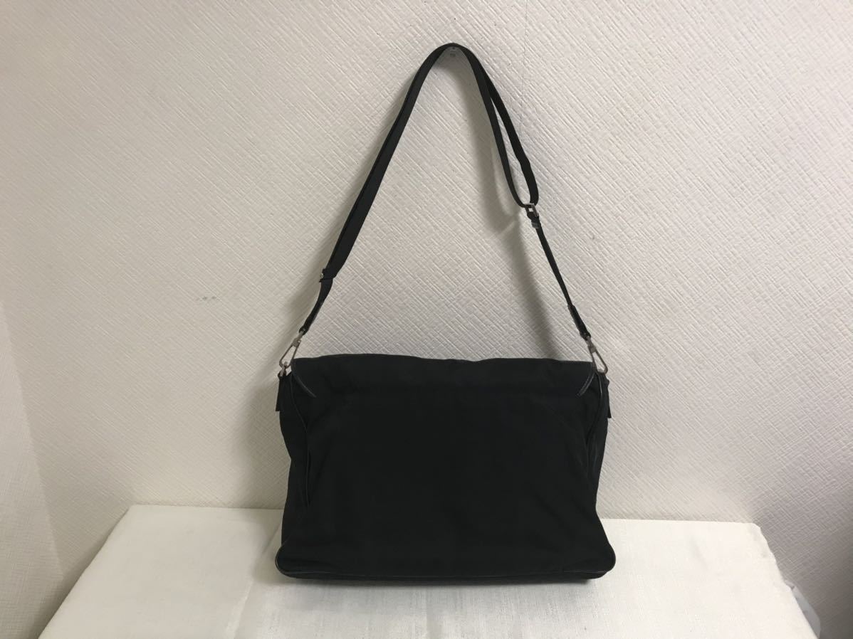 極美品本物グッチGUCCI本革レザーナイロンビジネスデカビッグ
