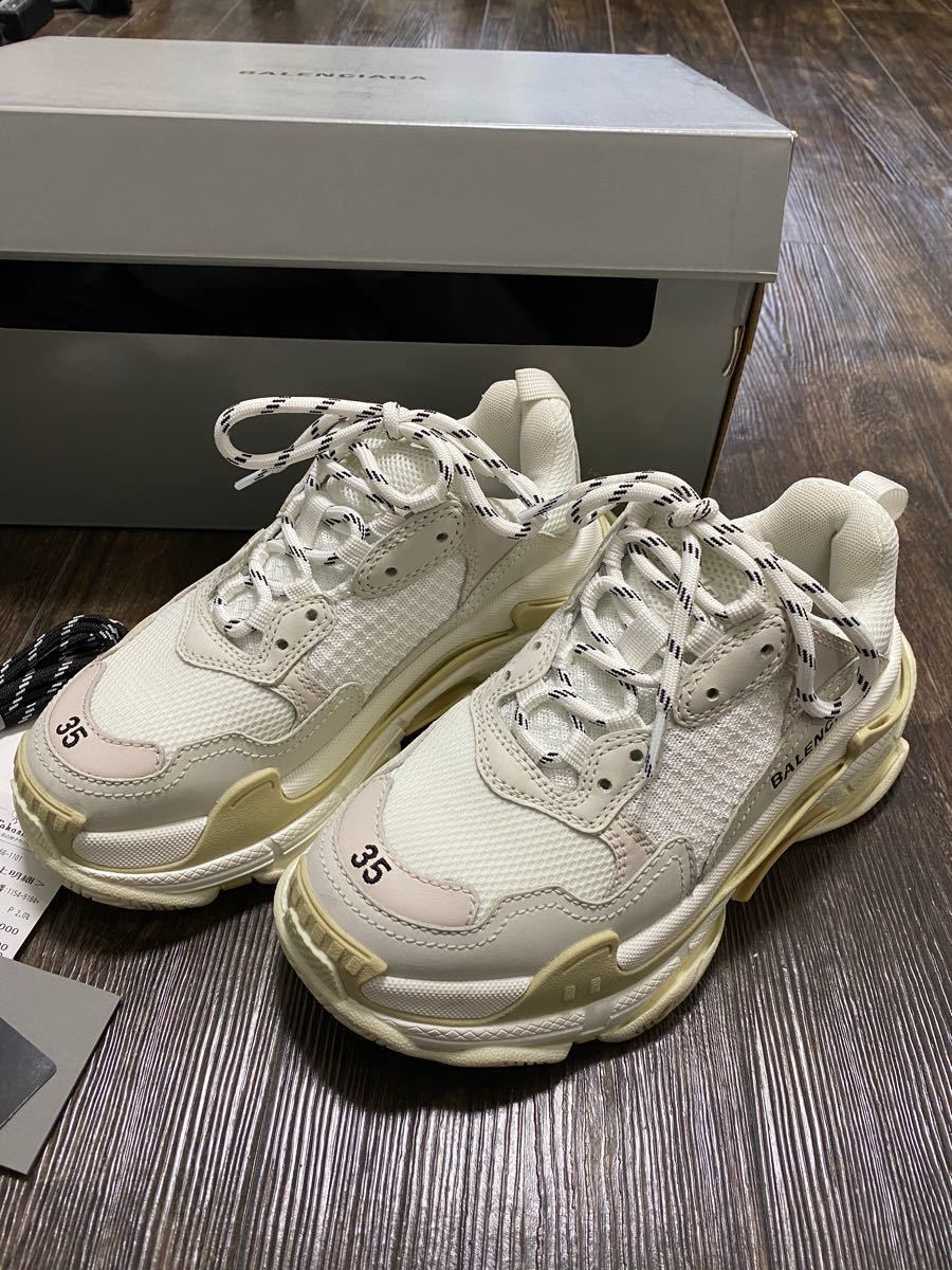最終値下げ BALENCIAGA バレンシアガ トリプルs スニーカー ホワイト
