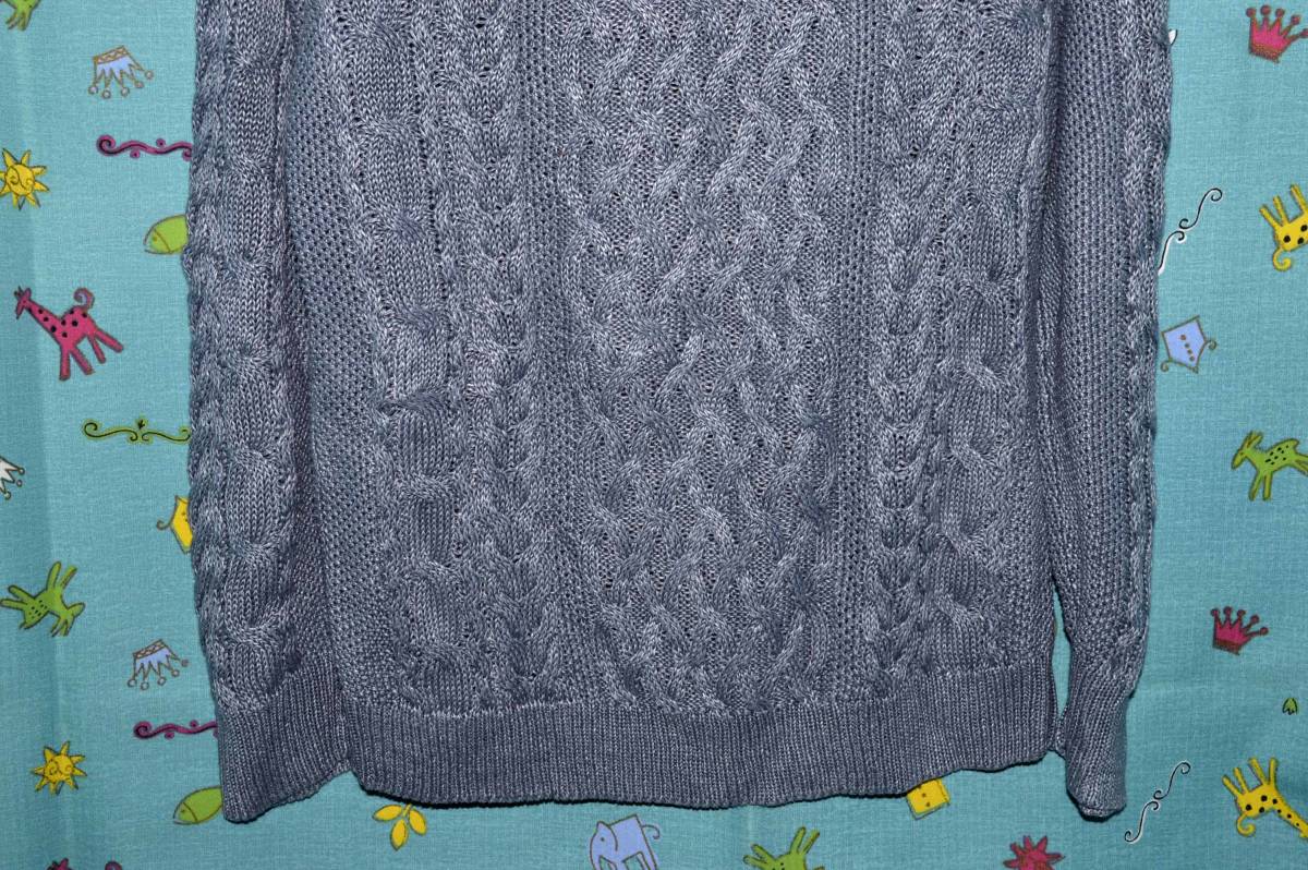  United Arrows UNITED ARROWS BEAUTY&YOUTH* лен 100% дизайн плетеный свитер размер :M( б/у )