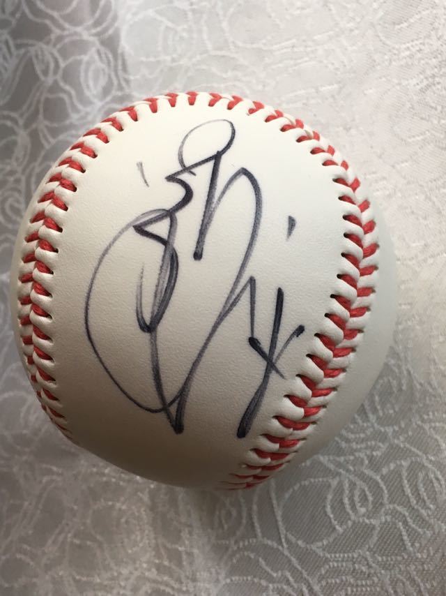  front rice field . virtue autograph autograph ball condition good Hiroshima Toyo Carp including carriage 
