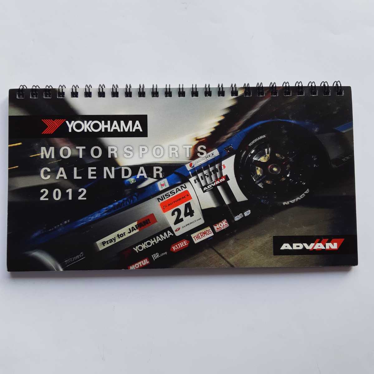 YOKOHAMA MOTORSPORTS CALENDAR 2012年　ヨコハマ　モータースポーツ　卓上カレンダー_画像1