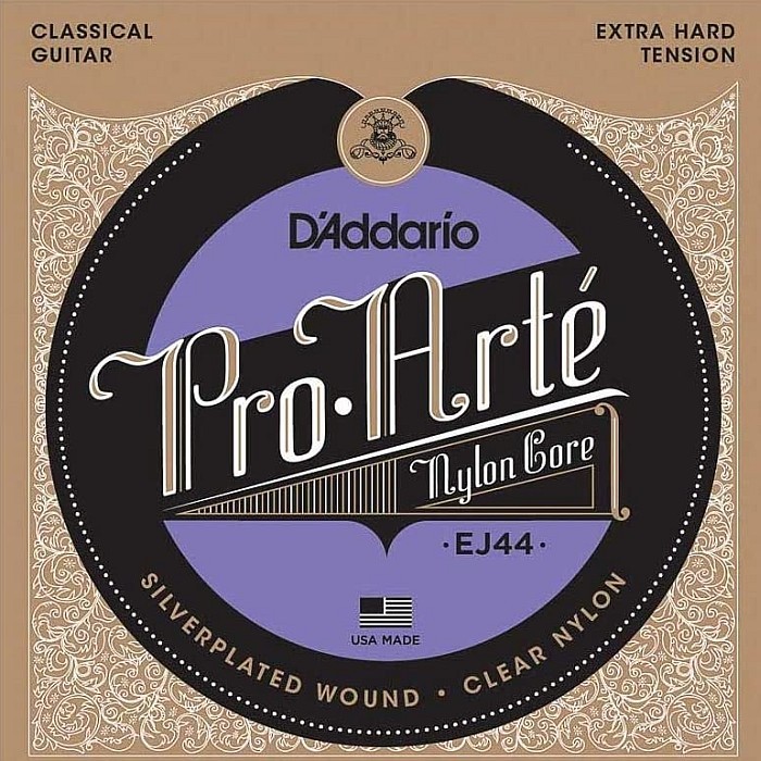 D'Addario EJ44 Pro Arte Nylon Silver/Clear Extra Hard ダダリオ クラシック弦