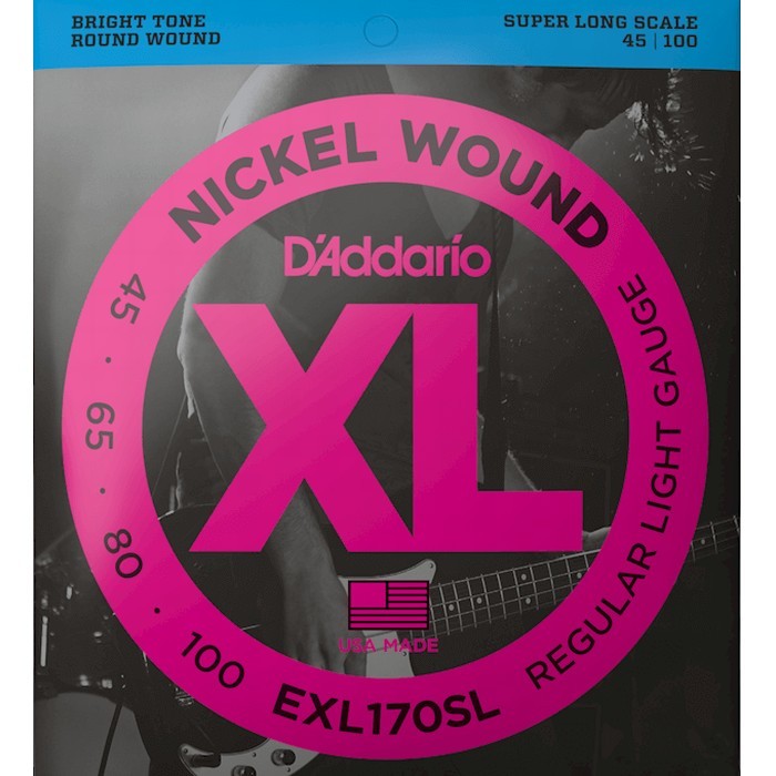 D'Addario EXL170SL Nickel Wound 045-100 Super Long Scale ダダリオ ベース弦_画像1