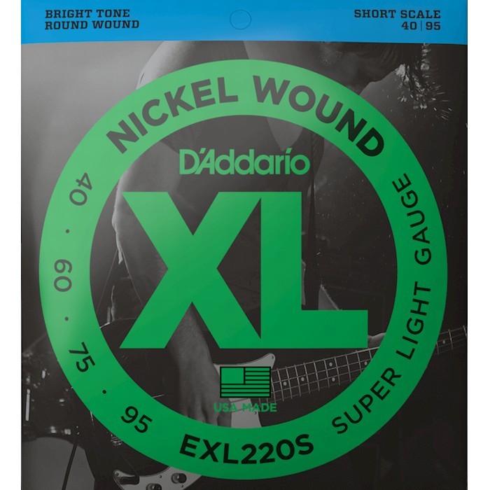 D'Addario EXL220S Nickel Wound 040-095 Short Scale ダダリオ ベース弦_画像1