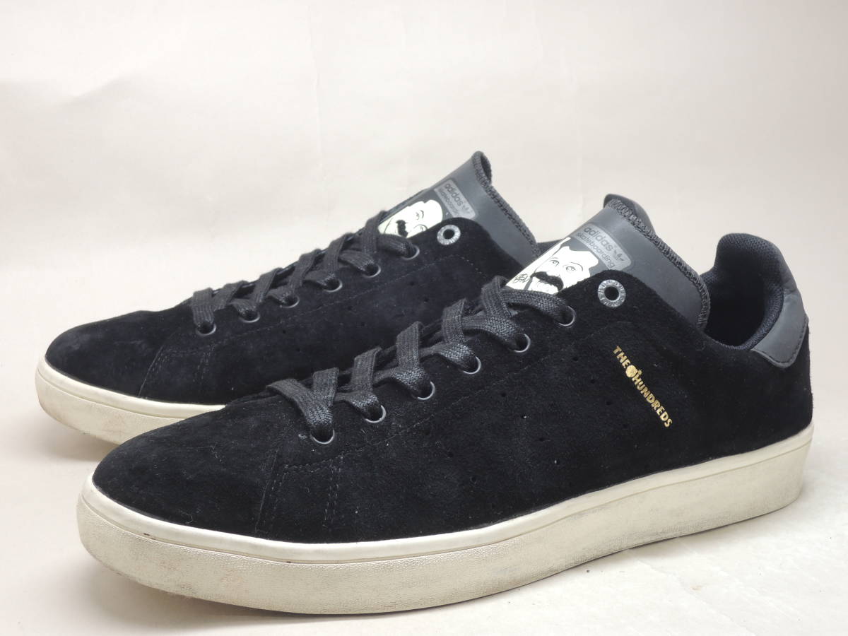 即決!限定! 14製 adidas STAN SMITH VULC THE HUNDREDS 黒 28cm S84923 / アディダス スタンスミス バルカ Skateboarding スケボー