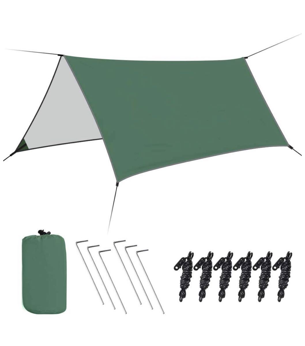 防水タープ タープテント サイドシート 軽量 高耐水加工 紫外線カット