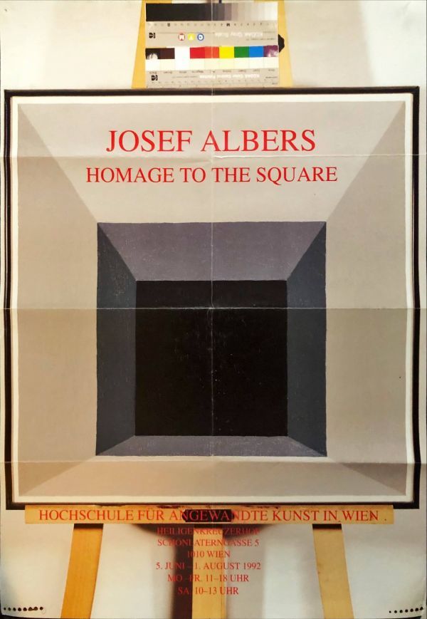 ビンテージ！現代美術家「ヨセフ・アルバース」1992年ドイツでの展示