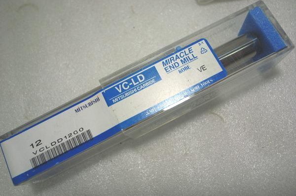 三菱マテリアル VC-LD 6枚刃 超硬 ミラクル(TiAlN)コート ハードエンドミル φ12mm(12.0mm) VCLDD1200 VC-MDのロングタイプ スクエア_画像1