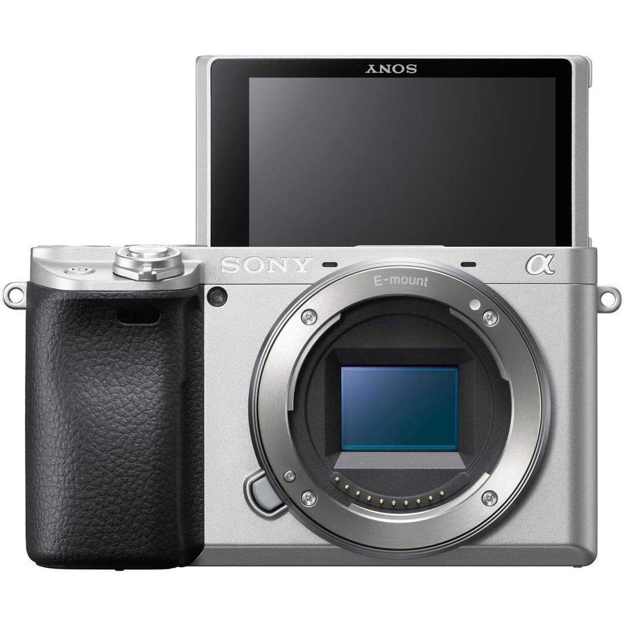 ソニー SONY α6400 ILCE-6400 ボディ シルバー ミラーレス 一眼レフ カメラ レンズ 中古_画像2