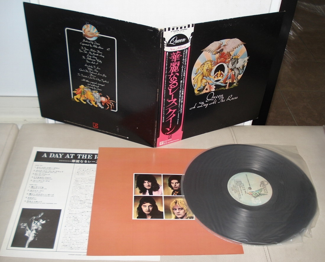 QUEEN(クィーン)/華麗なるレース(A DAY AT THE RACES)LP,帯付_画像1