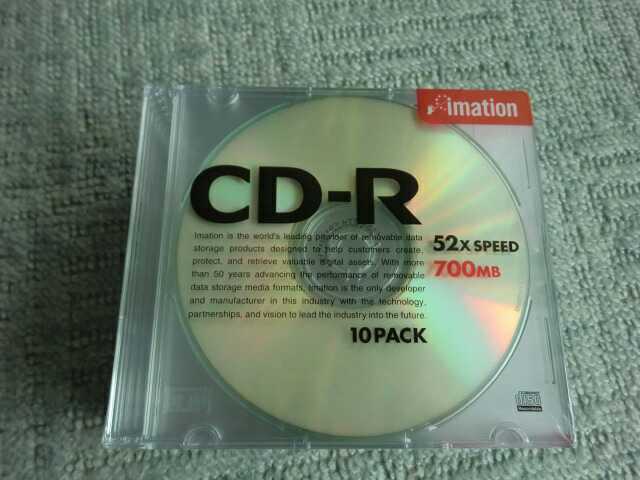 開封して発送★新品未使用データ用CD-R 700MB 10枚セットおまけ付き_画像1