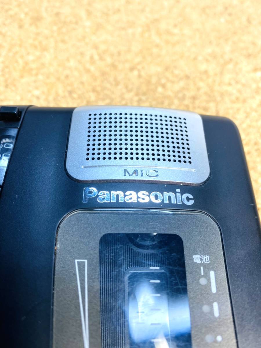 F176　通電OK　貴重　Panasonic　カセットテープ　再生　録音　RQ-L160　パナソニック　ポターブル　カセットプレイヤー_画像6