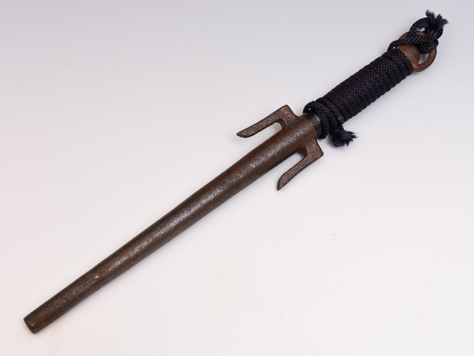 Yahoo!オークション - 十手 鉄製 捕具 長:29.5㎝ 重:359g 捕具 武具...