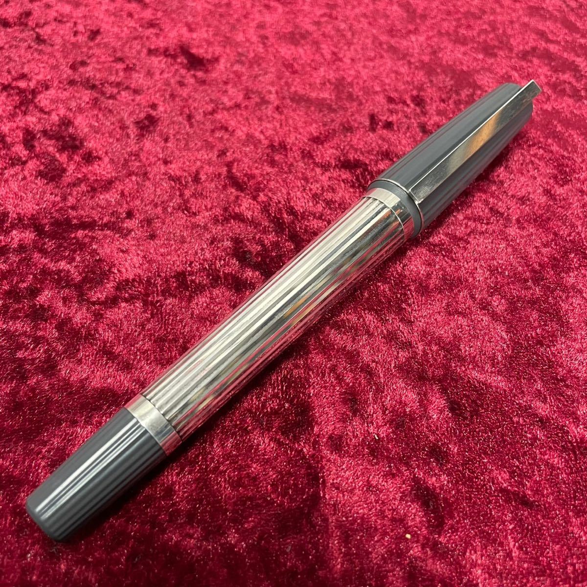 高級 S.T DuPont デュポン ペン先 ロジウム バイカラー 万年筆 ペン