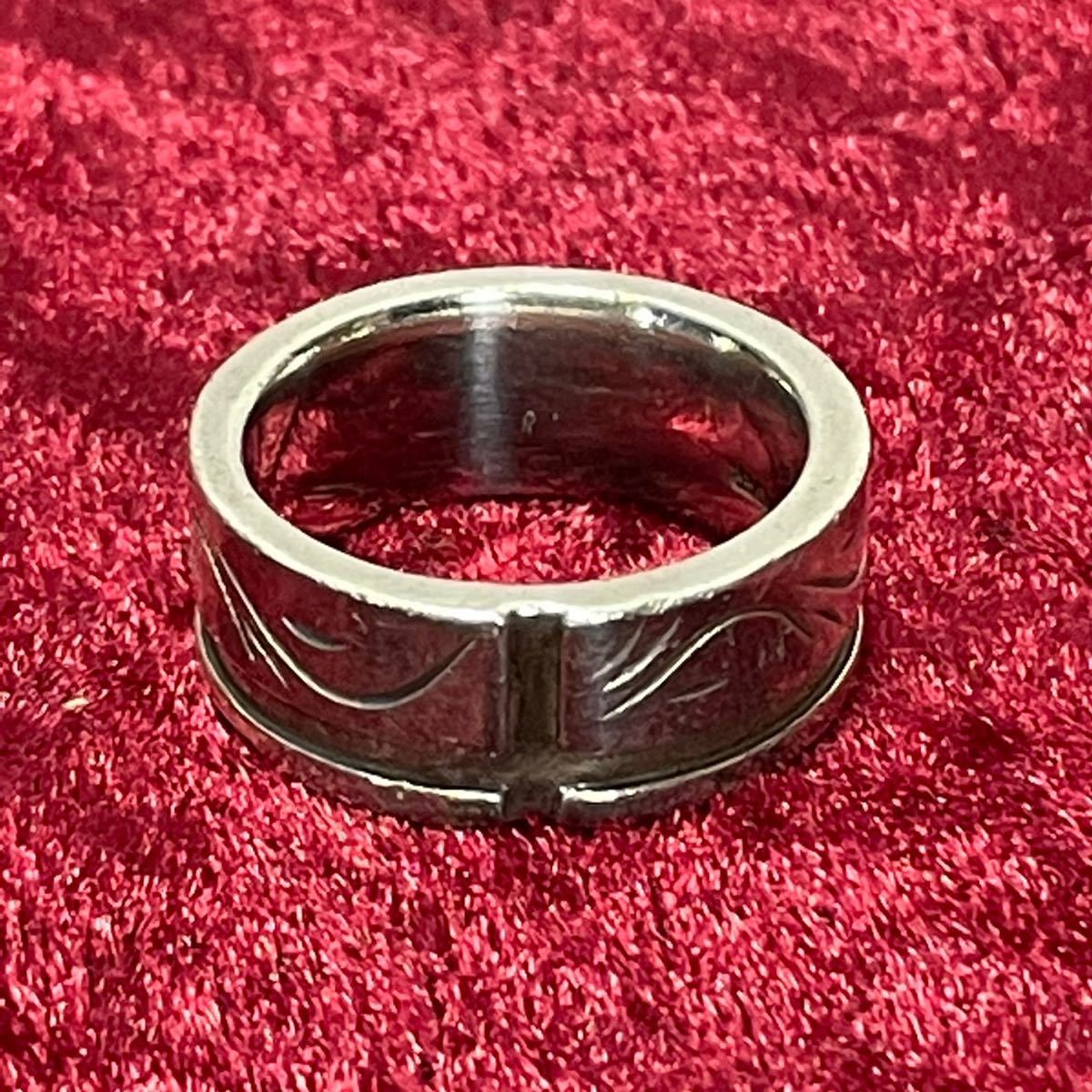 銀無垢 SILVER ザ グランドセレクト 彫刻 指輪 リング_画像3