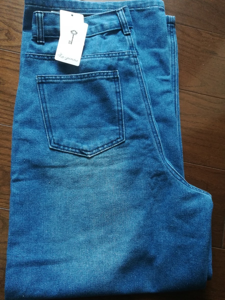 PayPayフリマ|ルーズフィットワイドパンツ Mサイズ DENIM デニムパンツ