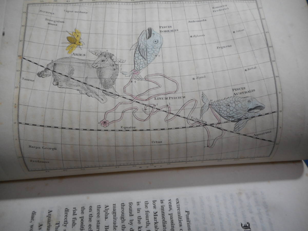 アンティーク、天文、天体、星座早見盤、銅版画、星図、1824年『グリーン星図帳ウラノグラフィア』Star map, Planisphere, Celestial atlas - 天文、宇宙 アンティーク、天文、天体、星座早見盤、銅版画、星図、1824年『グリーン星図帳ウラノグラフィア』Star map, Planisphere, Celestial atlas - 天文、宇宙