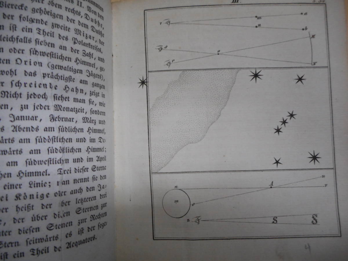 即決　1830年ドイツ『ロックストロー星図帳』アンティーク、天文、天体、星座早見盤、銅版画、星図Star map, Planisphere, Celestial atlas_画像2