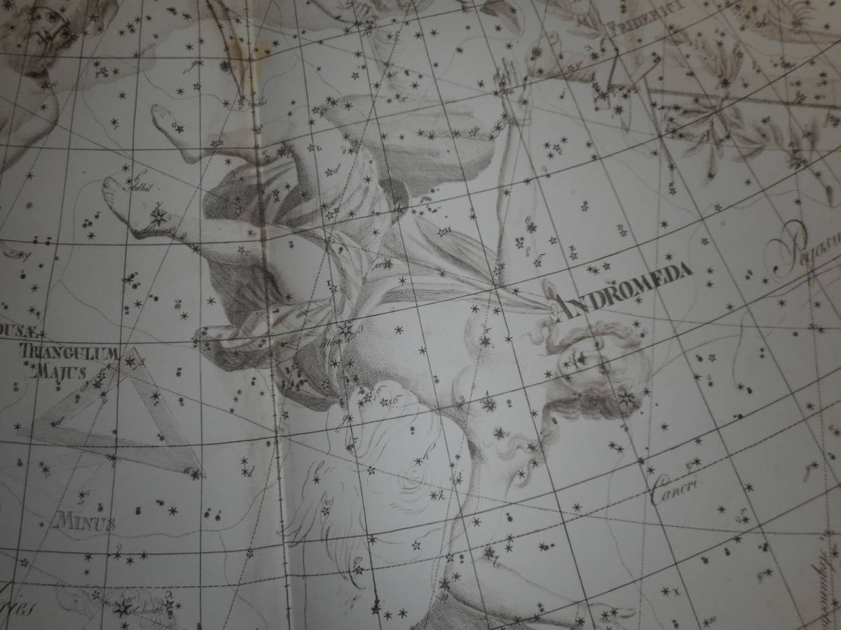 アンティーク、天文、星座早見盤、銅版画、星図、1801年『ボーデの星図ウラノグラフィア復刻版』Star map, Planisphere, Celestial atlas - 天文、宇宙 アンティーク、天文、星座早見盤、銅版画、星図、1801年『ボーデの星図ウラノグラフィア復刻版』Star map, Planisphere, Celestial atlas - 天文、宇宙