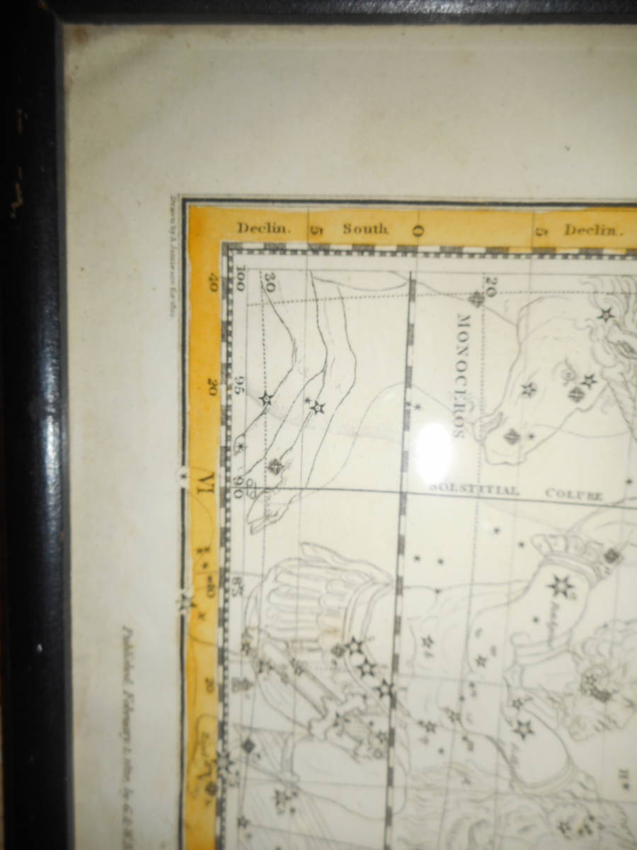 即決アンティーク天文、星座早見盤、銅版画、星図、1822年『ジェミソンー星図牡牛座、オリオン座』Star map, Planisphere, Celestial atlas - 天文、宇宙 即決アンティーク天文、星座早見盤、銅版画、星図、1822年『ジェミソンー星図牡牛座、オリオン座』Star map, Planisphere, Celestial atlas - 天文、宇宙