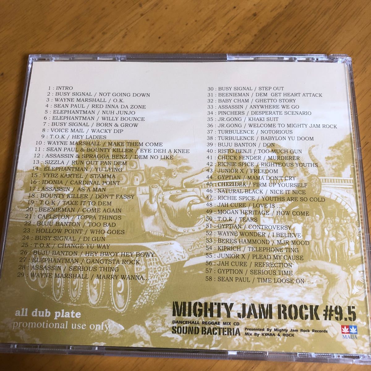 MIGHTY JAM ROCK #9.5                  sound bacteria    CD