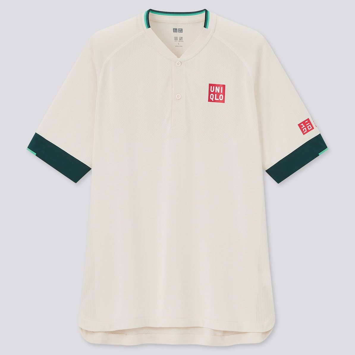 【レア】UNIQLO ユニクロ テニスウェア シャツ フェデラーモデル Roger Federer 錦織圭 Nishikori ジョコビッチ Djokovic L_画像2