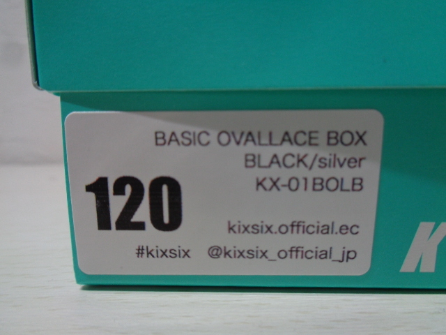  быстрое решение 120cm BLACK новый товар не использовался KIXSIX BASIC OVALLACE BOX овальный гонки Kics Schic s чёрный серия колодка гонки спортивные туфли DUNK SB