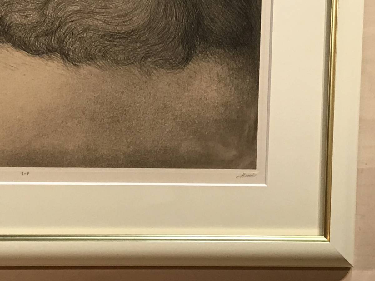 ございまし 相笠昌義「アラベスク」直筆サイン 銅版画 01Qta
