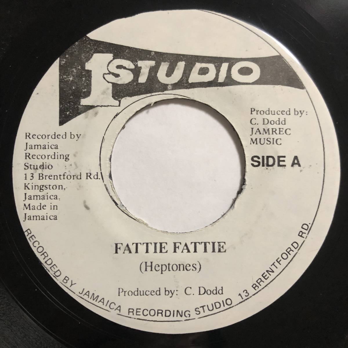 試聴 / HEPTONES / FATTIE FATTIE /Studio One/Reggae/Rocksteady/big hit !!/7inchの画像1