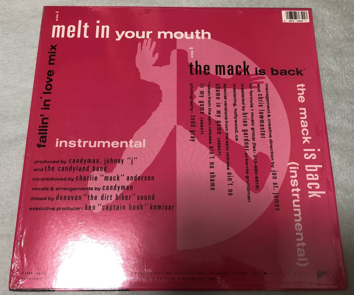 OLD MIDDLE discharge middle / CANDYMAN / MELT IN YOUR MOUTH (SPINNERS joke material ) / THE MACK IS BACK / 1990 HIPHOP / CANDY MAN