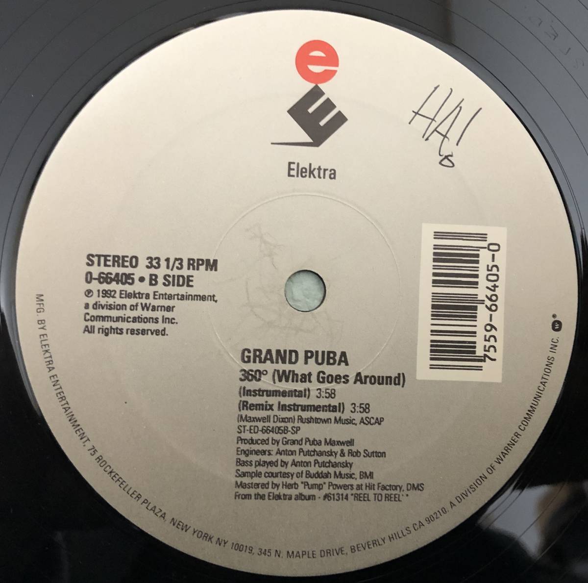 OLD MIDDLE 放出中 / US ORIGINAL / GRAND PUBA / 360 WHAT GOES AROUND / 1992 HIPHOP_画像4