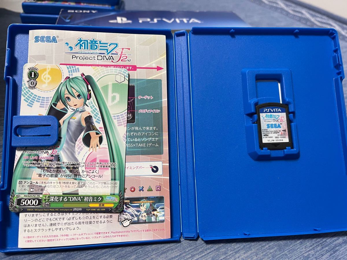 PS Vita PS4ソフト 初音ミクprojectX 、F2nd