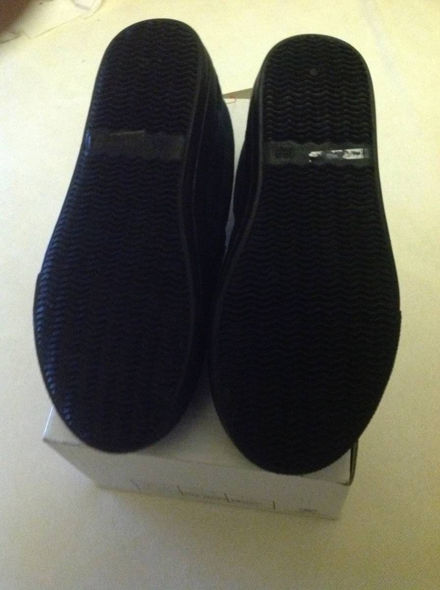  новый товар HusHusH необычность материалы туфли без застежки темно-синий 19.0cm обычная цена 2268 иен 