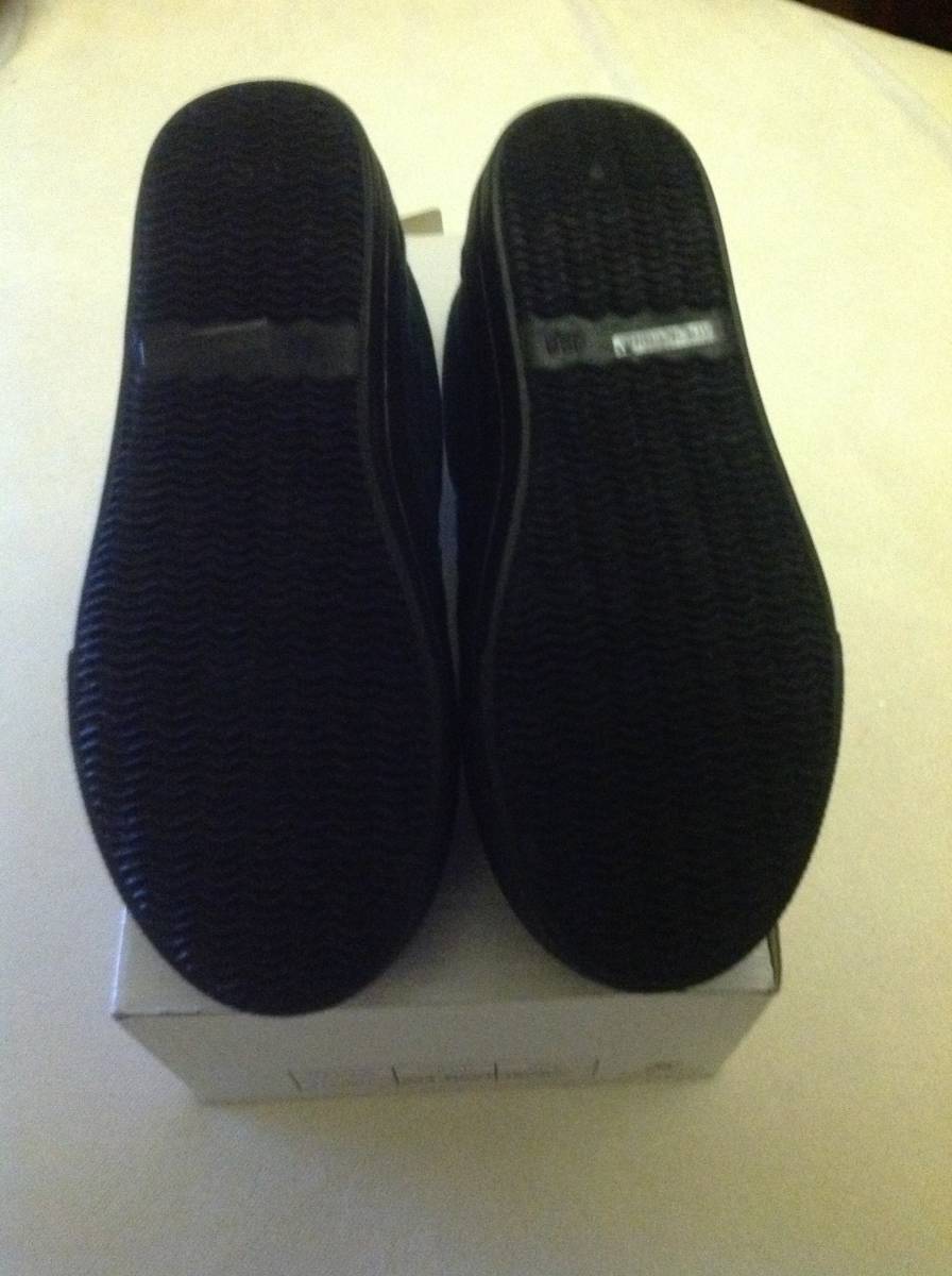  новый товар HusHusH необычность материалы туфли без застежки темно-синий 19.0cm обычная цена 2268 иен 