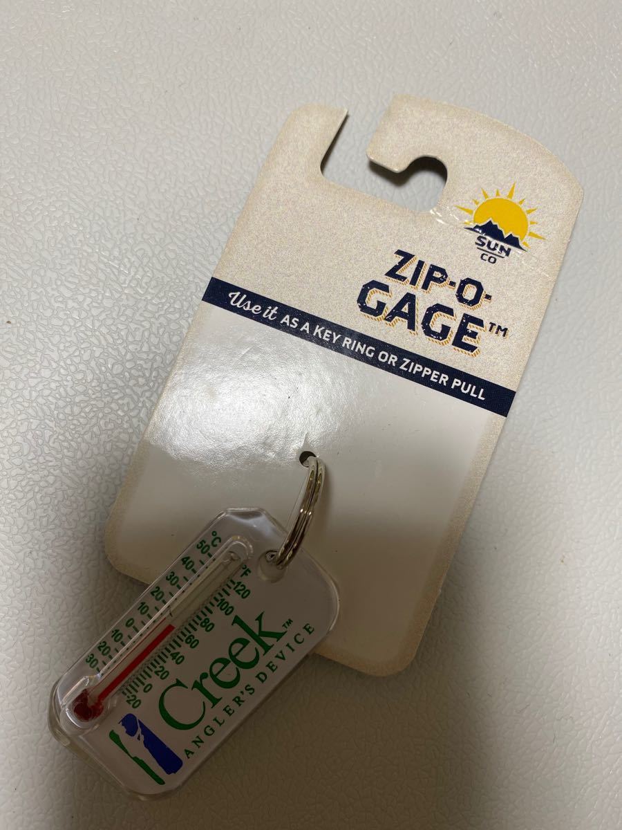 creek angler's device/ZIP-Ｏ-GAGE thermometer